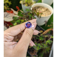 6.05 Ct. Purple Amethyst from Ceylon (Sri Lanka) Life Style