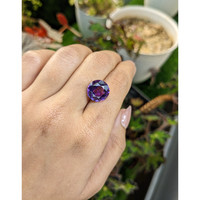 6.23 Ct. Purple Amethyst from Ceylon (Sri Lanka) Life Style