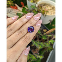 6.23 Ct. Purple Amethyst from Ceylon (Sri Lanka) Life Style