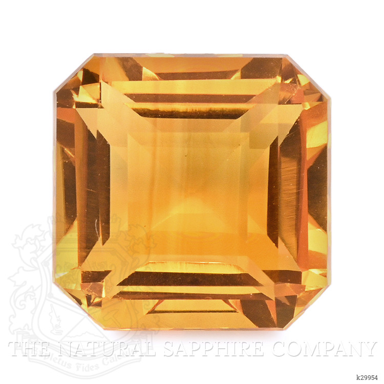 4.97 Ct. Orangish Yellow Citrine from Ceylon (Sri Lanka)