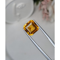 4.97 Ct. Orangish Yellow Citrine from Ceylon (Sri Lanka) Life Style