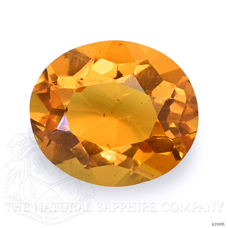 5.52 Ct. Orangish Yellow Citrine from Ceylon (Sri Lanka)