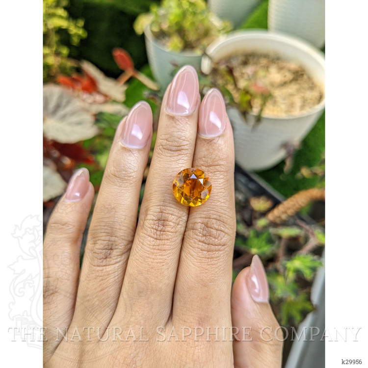 6.60 Ct. Yellowish Orange Citrine from Ceylon (Sri Lanka)