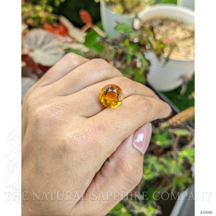 6.60 Ct. Yellowish Orange Citrine from Ceylon (Sri Lanka)