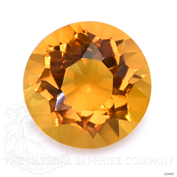 5.03 Ct. Orangish Yellow Citrine from Ceylon (Sri Lanka)
