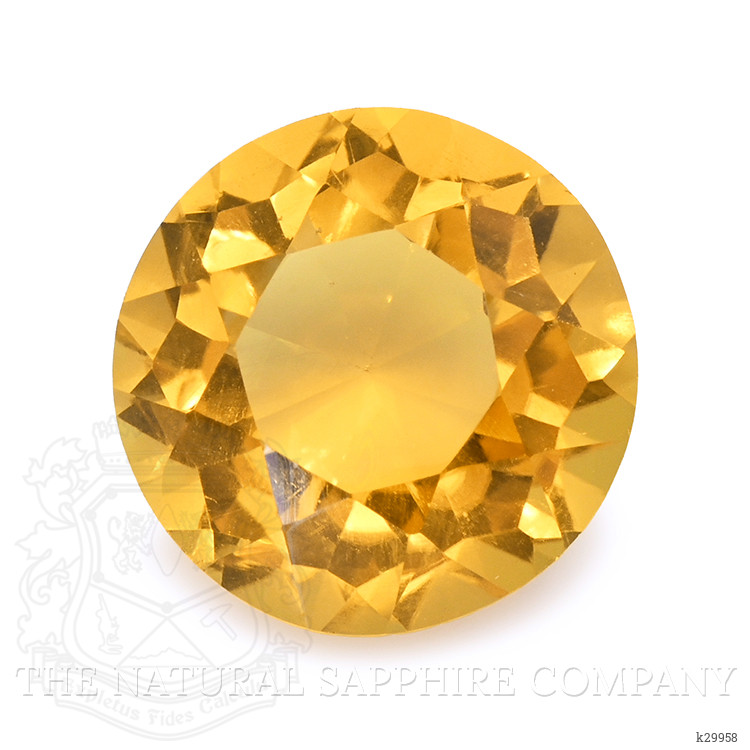 6.40 Ct. Yellow Citrine from Ceylon (Sri Lanka)