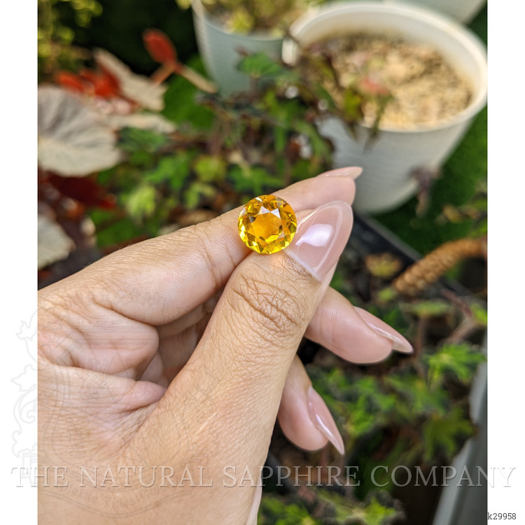 6.40 Ct. Yellow Citrine from Ceylon (Sri Lanka)