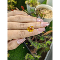 6.40 Ct. Yellow Citrine from Ceylon (Sri Lanka) Life Style
