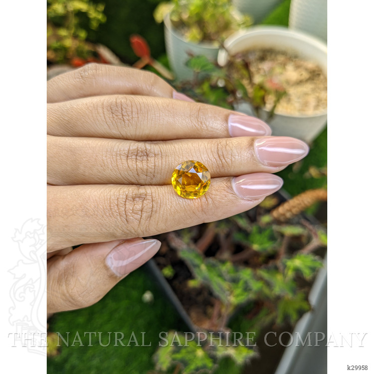6.40 Ct. Yellow Citrine from Ceylon (Sri Lanka)
