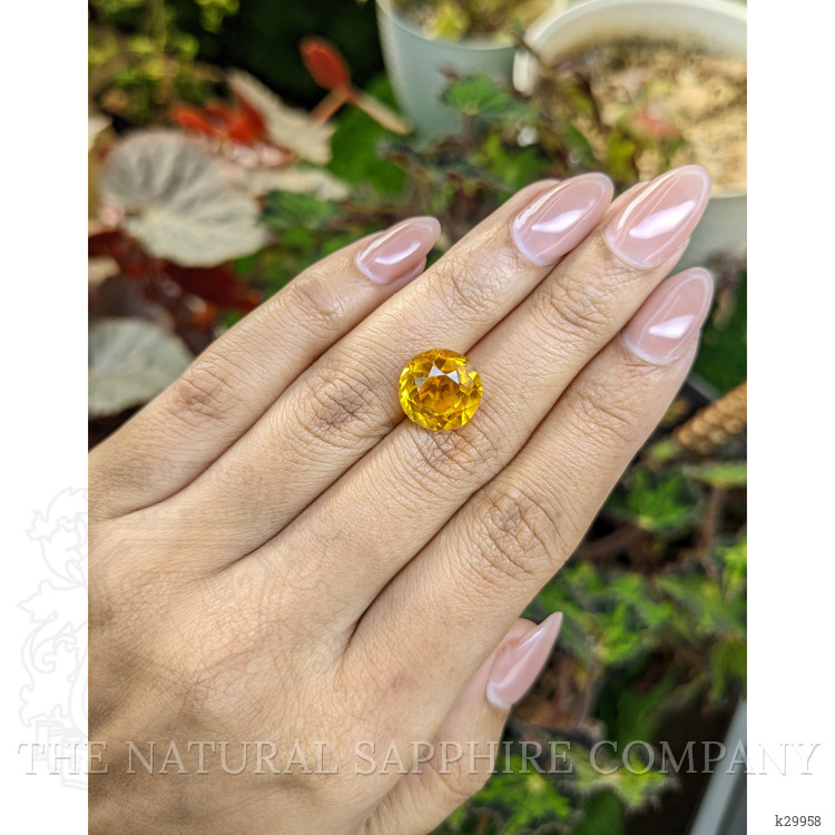 6.40 Ct. Yellow Citrine from Ceylon (Sri Lanka)