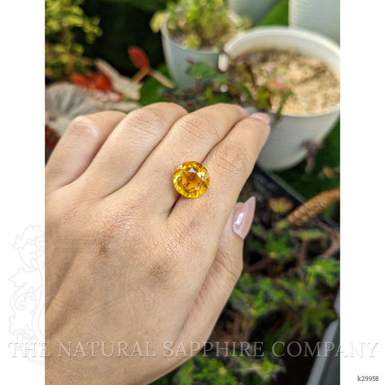 6.40 Ct. Yellow Citrine from Ceylon (Sri Lanka)