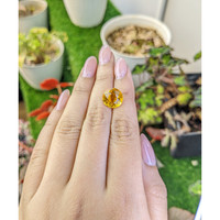 5.48 Ct. Yellow Citrine from Ceylon (Sri Lanka) Life Style