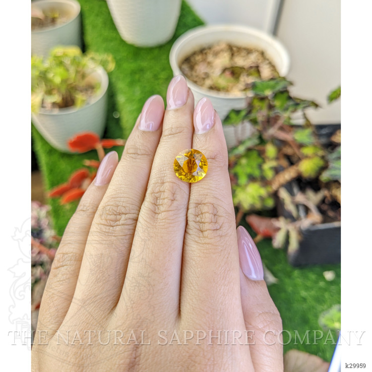 5.48 Ct. Yellow Citrine from Ceylon (Sri Lanka)