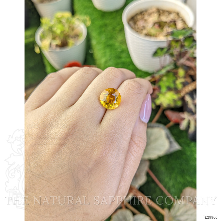 6.12 Ct. Yellow Citrine from Ceylon (Sri Lanka)