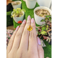 6.12 Ct. Yellow Citrine from Ceylon (Sri Lanka) Life Style