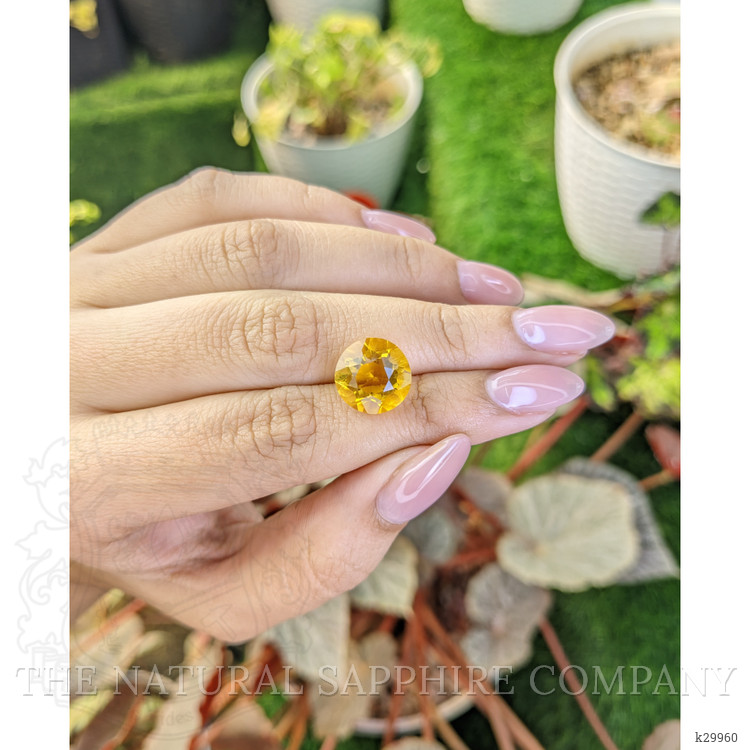 6.12 Ct. Yellow Citrine from Ceylon (Sri Lanka)