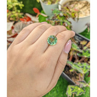 6.47 Ct. Green Prasiolite from Brazil Life Style