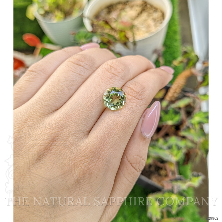 4.92 Ct. Yellowish Green Prasiolite from Brazil