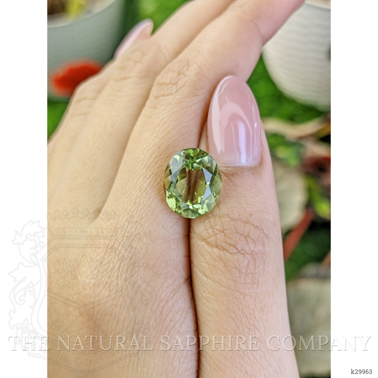 6.28 Ct. Yellowish Green Prasiolite from Brazil