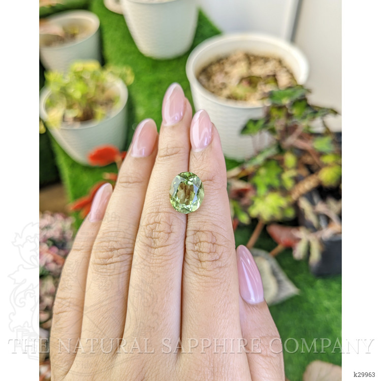 6.28 Ct. Yellowish Green Prasiolite from Brazil