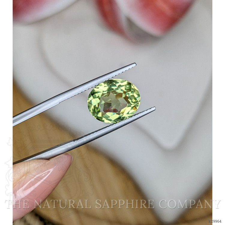 4.90 Ct. Yellowish Green Prasiolite from Brazil