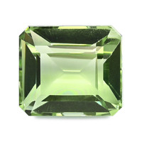 5.56 Ct.Tw. Emerald Cut Prasiolite