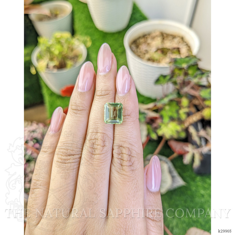 5.56 Ct. Green Prasiolite from Brazil
