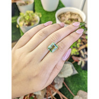 5.04 Ct. Green Prasiolite from Brazil Life Style