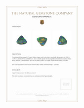 5.17 Ct. Black Opal from Australia Appraisal
