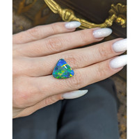 5.17 Ct. Black Opal from Australia Life Style