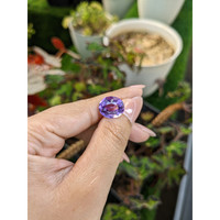 6.27 Ct. Purple Amethyst from Ceylon (Sri Lanka) Life Style