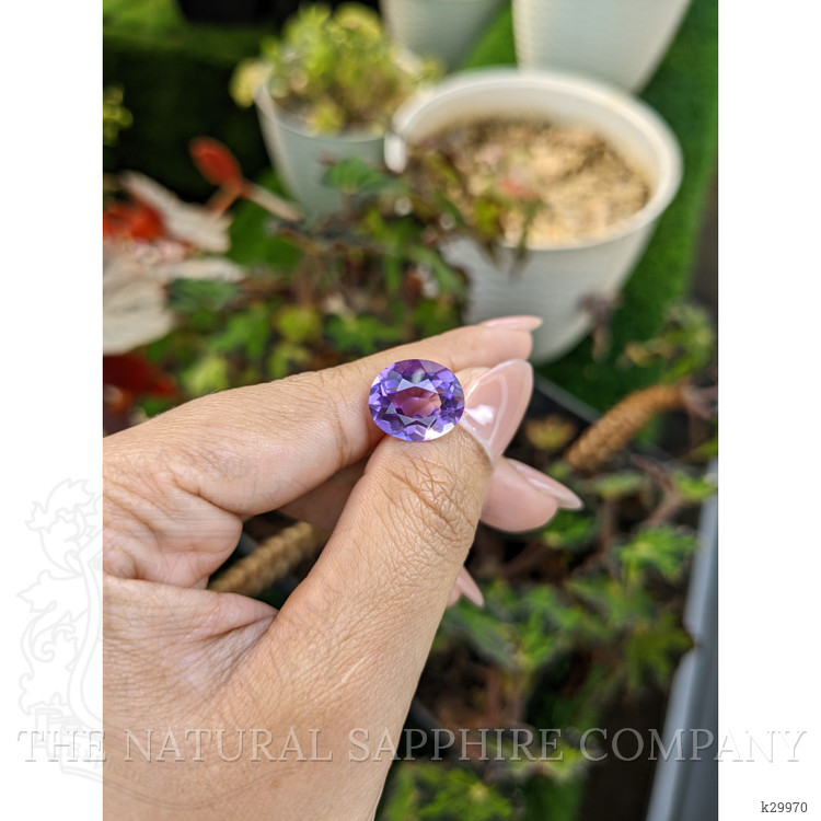 6.27 Ct. Purple Amethyst from Ceylon (Sri Lanka)
