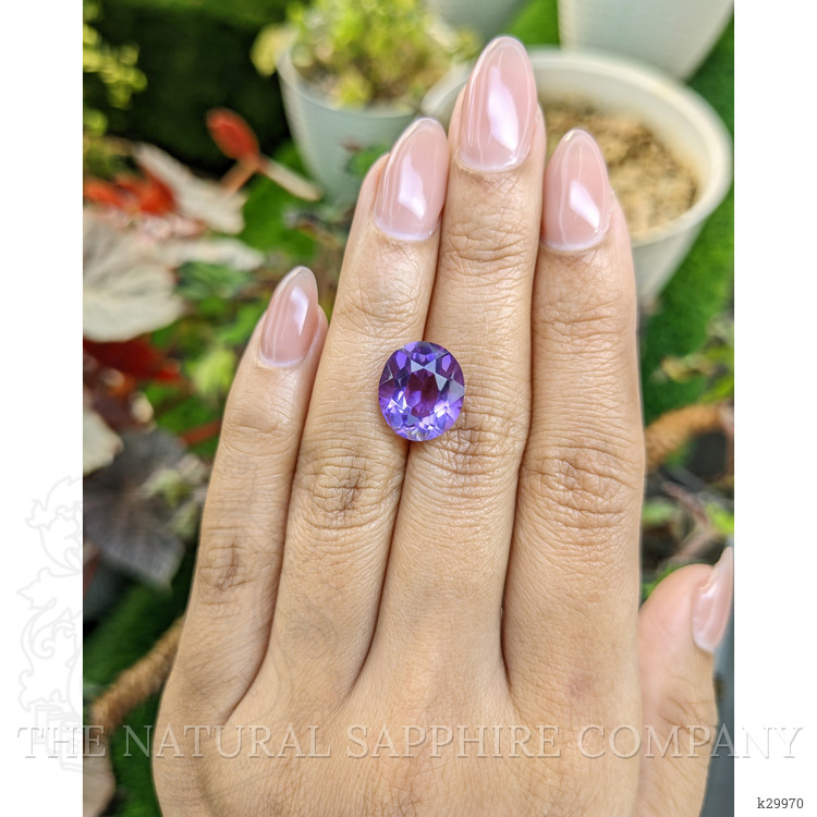 6.27 Ct. Purple Amethyst from Ceylon (Sri Lanka)