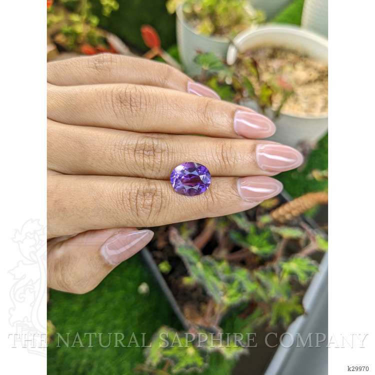 6.27 Ct. Purple Amethyst from Ceylon (Sri Lanka)