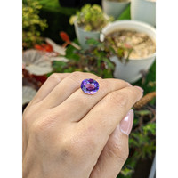 5.27 Ct. Purple Amethyst from Ceylon (Sri Lanka) Life Style