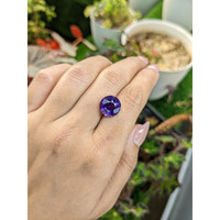 5.56 Ct. Purple Amethyst from Ceylon (Sri Lanka) Life Style