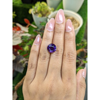5.56 Ct. Purple Amethyst from Ceylon (Sri Lanka) Life Style