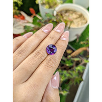 5.56 Ct. Purple Amethyst from Ceylon (Sri Lanka) Life Style