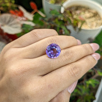 7.81 Ct. Purple Amethyst from Ceylon (Sri Lanka) Life Style