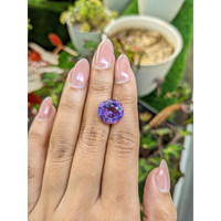 7.81 Ct. Purple Amethyst from Ceylon (Sri Lanka) Life Style