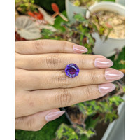 6.02 Ct. Purple Amethyst from Ceylon (Sri Lanka) Life Style