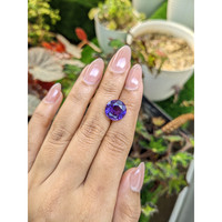 6.02 Ct. Purple Amethyst from Ceylon (Sri Lanka) Life Style