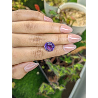 5.65 Ct. Purple Amethyst from Ceylon (Sri Lanka) Life Style