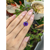 5.36 Ct. Purple Amethyst from Ceylon (Sri Lanka) Life Style