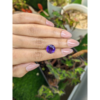 5.36 Ct. Purple Amethyst from Ceylon (Sri Lanka) Life Style