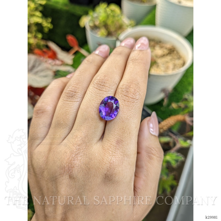 5.46 Ct. Purple Amethyst from Ceylon (Sri Lanka)