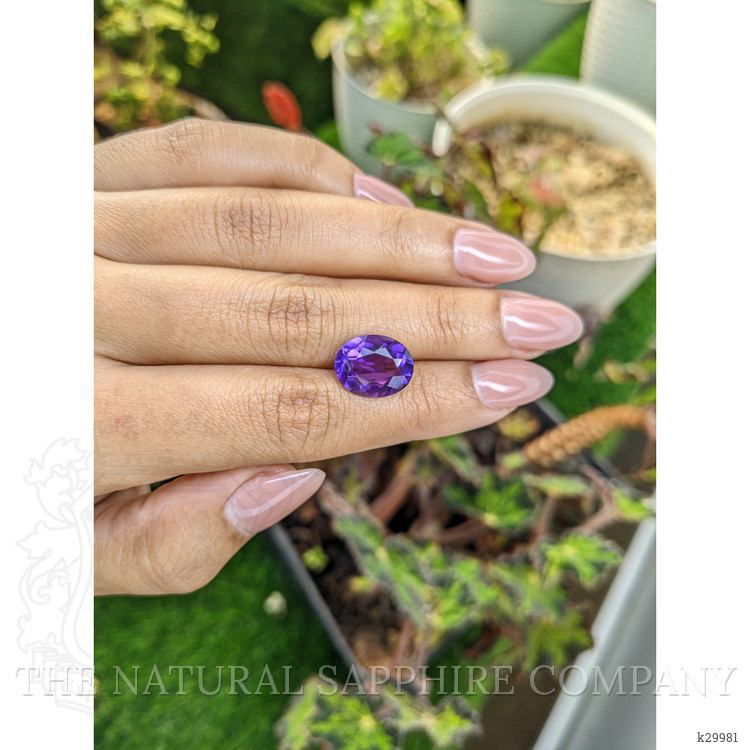 5.46 Ct. Purple Amethyst from Ceylon (Sri Lanka)