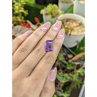 6.51 Ct. Purple Amethyst from Ceylon (Sri Lanka) Life Style