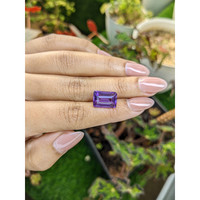 6.51 Ct. Purple Amethyst from Ceylon (Sri Lanka) Life Style