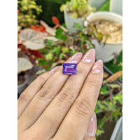 6.21 Ct. Purple Amethyst from Ceylon (Sri Lanka) Life Style